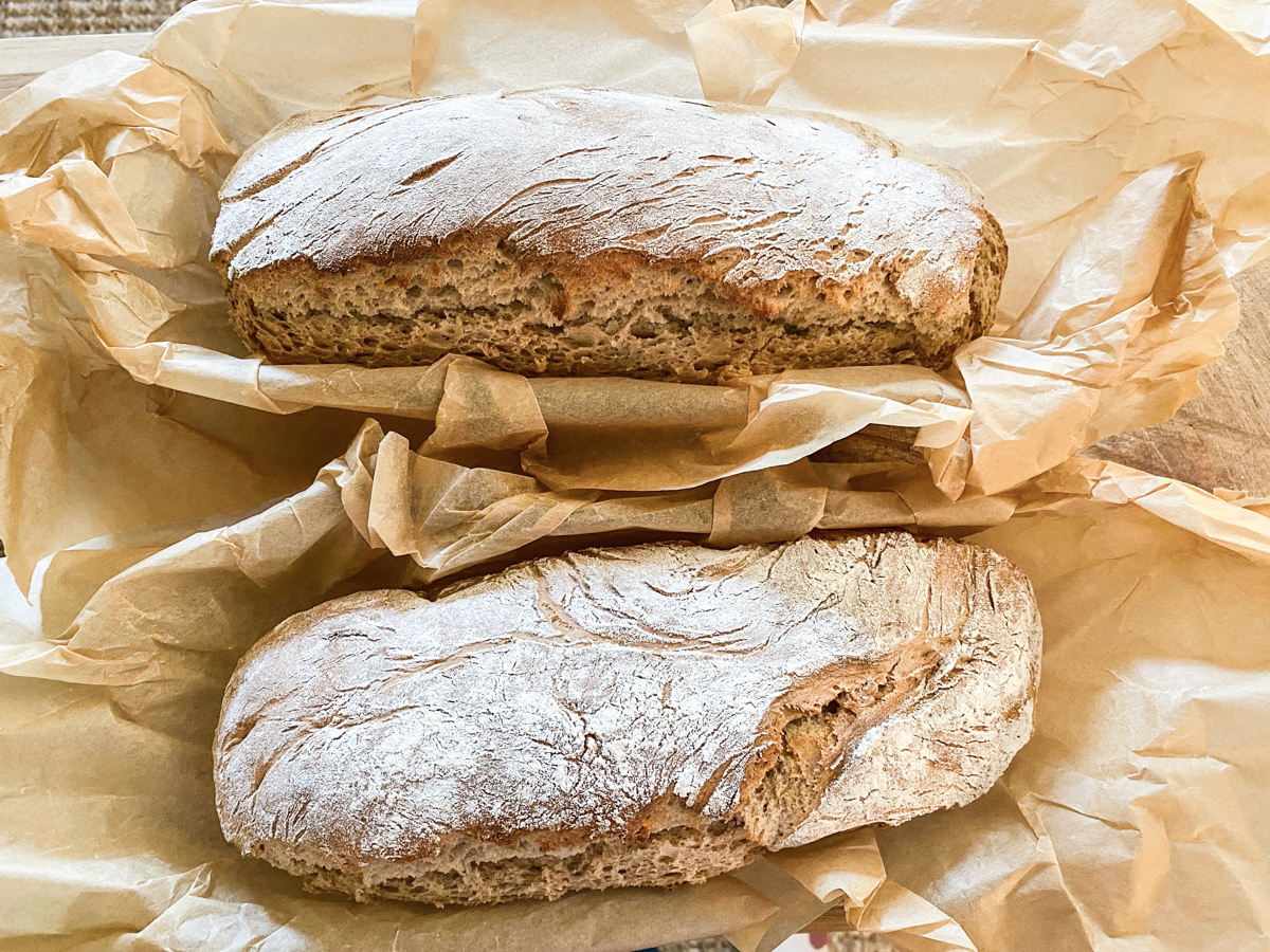 Two loaves of bread